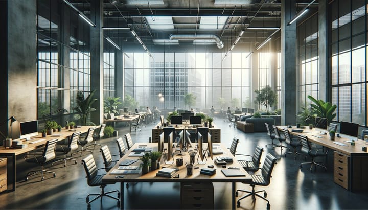 A thriving small business owner working on a laptop in a cozy office, emphasizing self-funding and entrepreneurship.